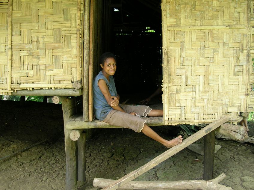 mama in house doorway